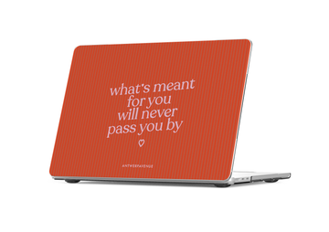 What's meant for you - Red - MacBook Case