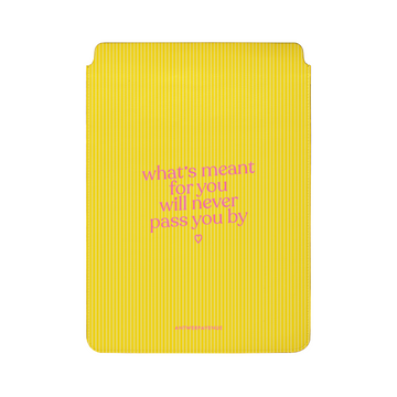 What's meant for you yellow - Sleeve
