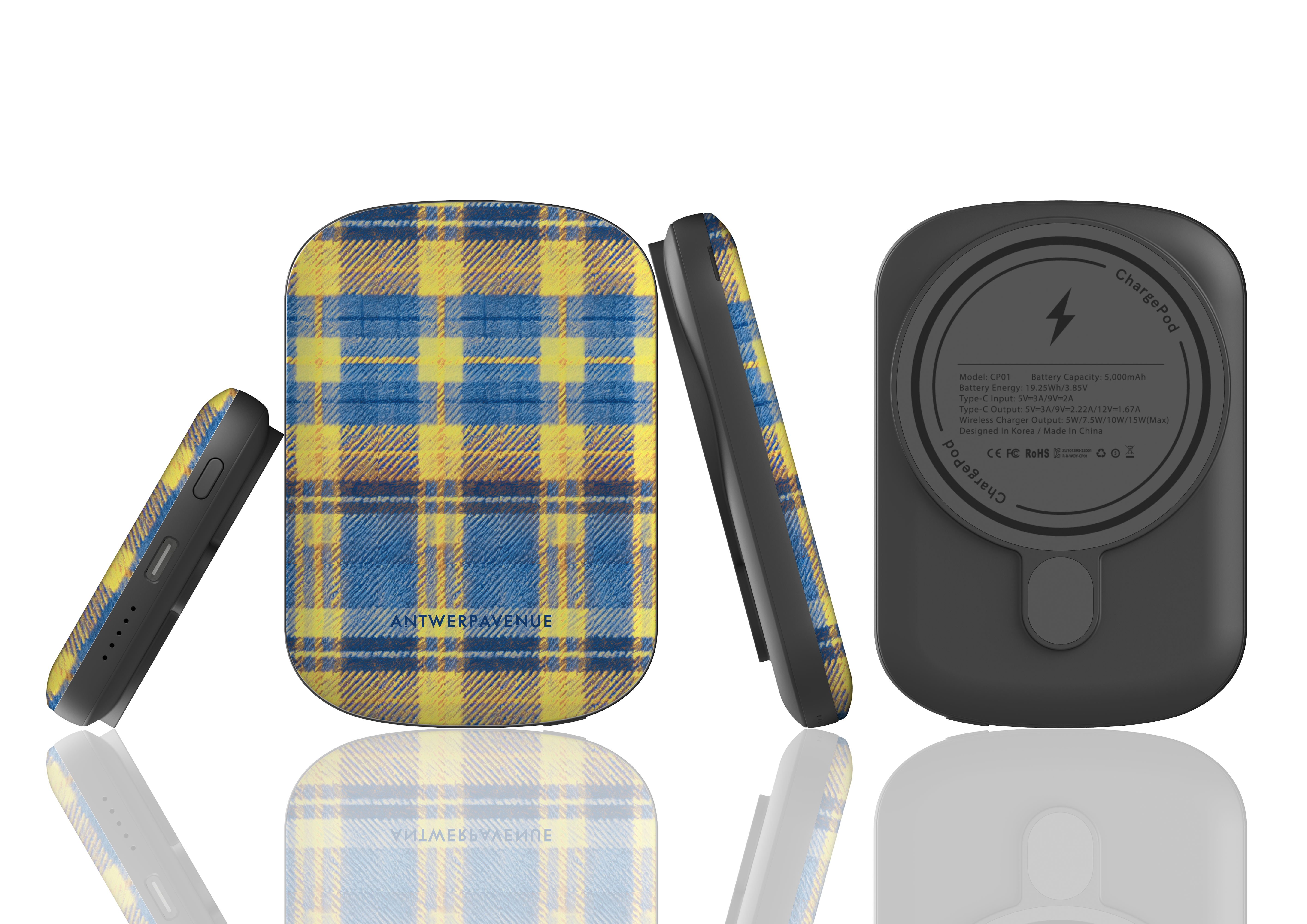 Tartan Glory - Magnetic Power Bank