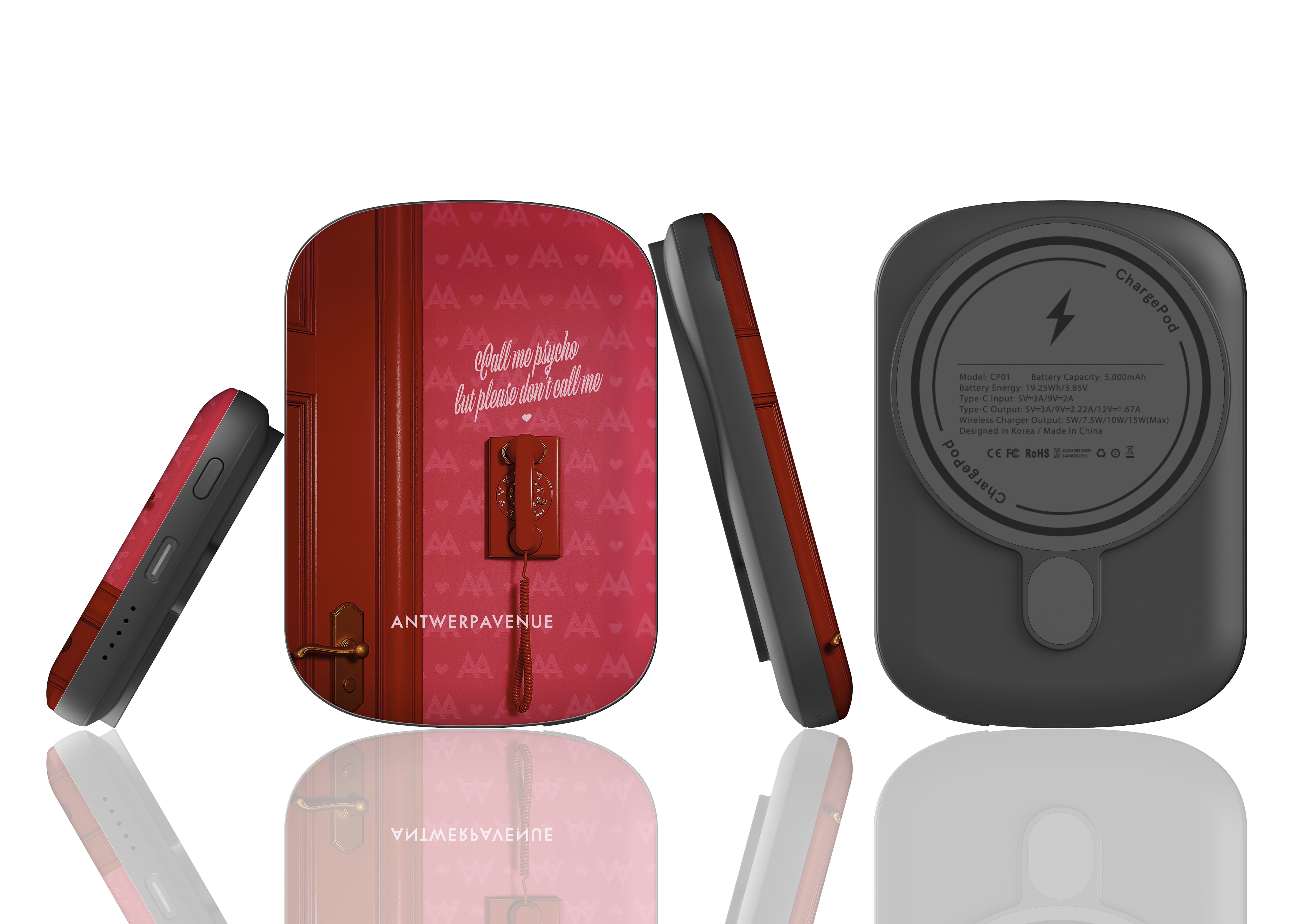 Call me psycho - Magnetic Power Bank