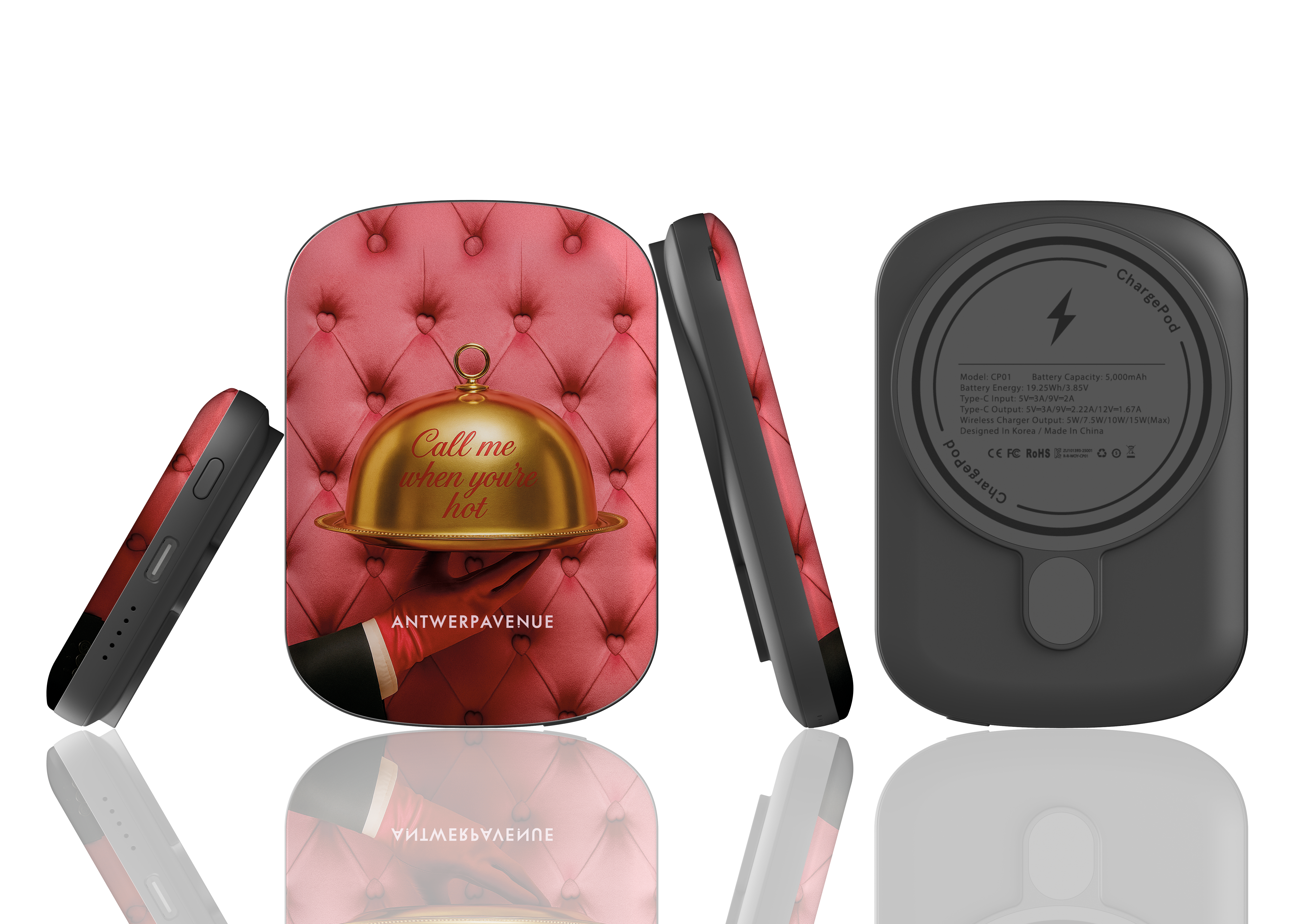 Call me when you’re hot - Magnetic Power Bank