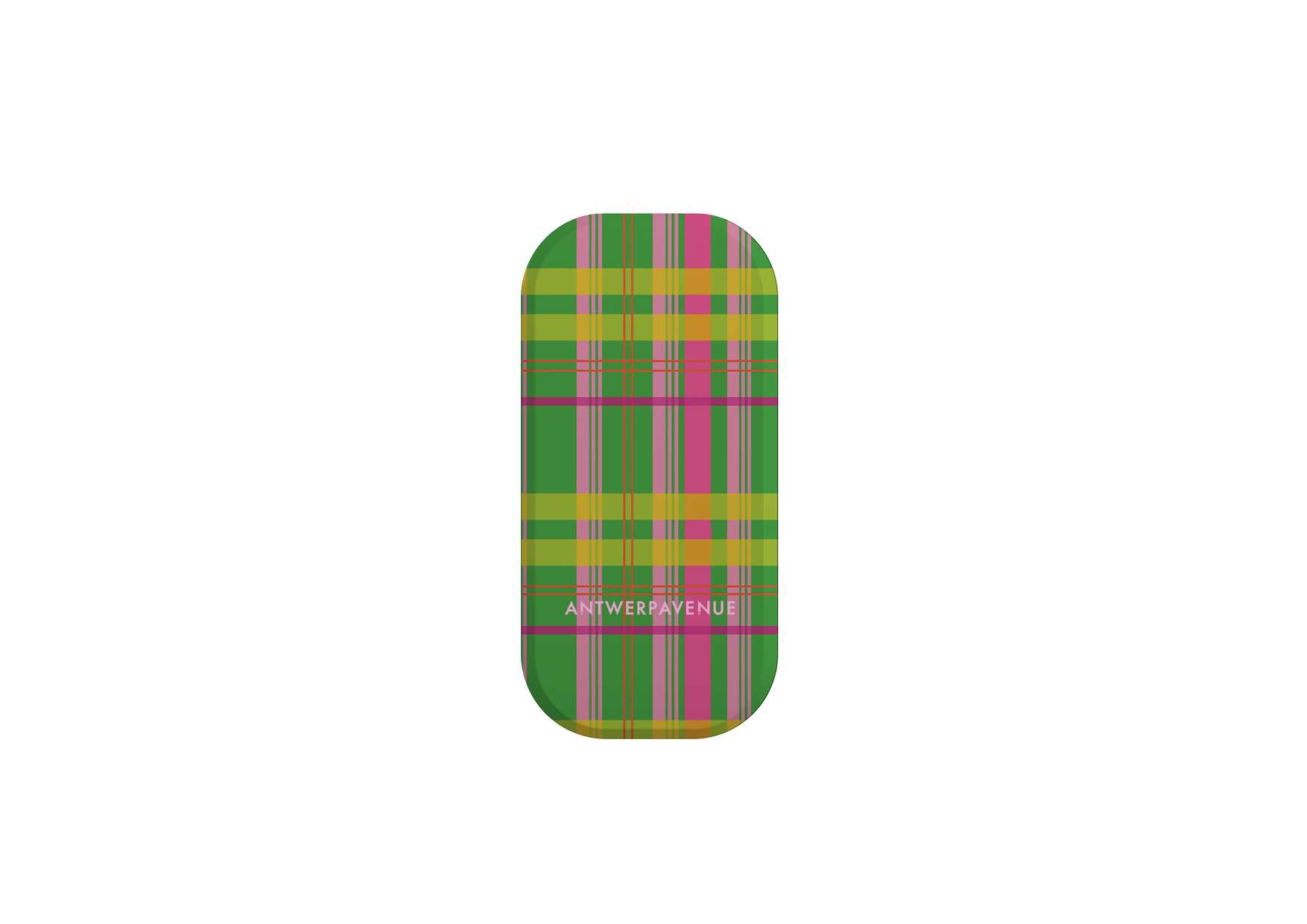 Tartan Twist - Stick-on Phone Holder