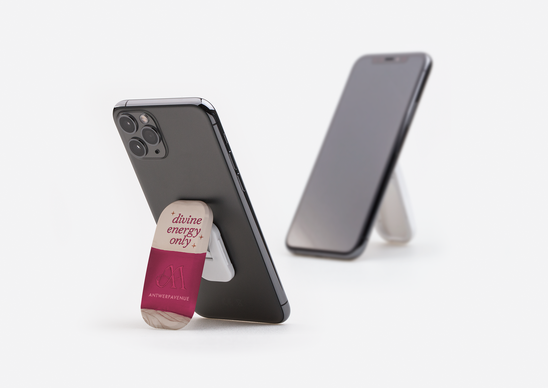 Divine energy only - Stick-on Phone Holder