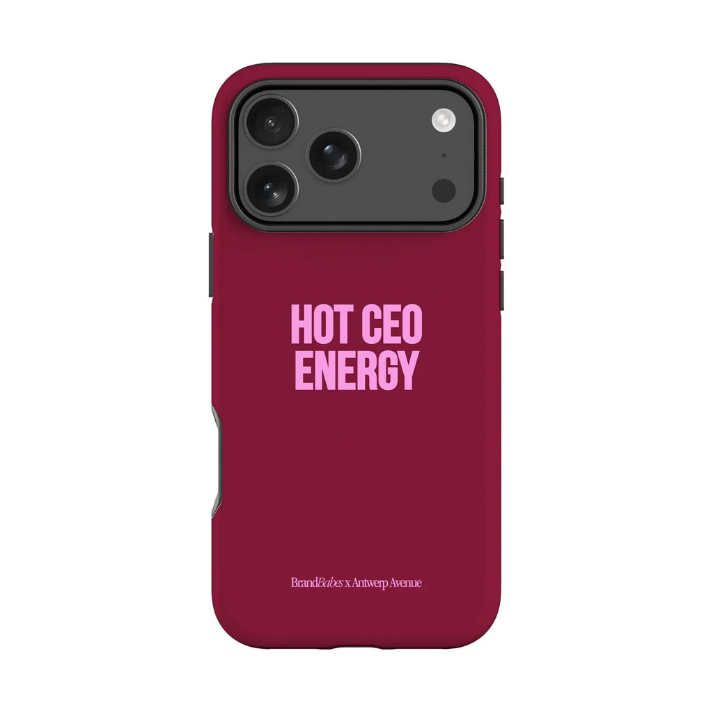 Hot CEO Energy gsm-hoesje met quote voor iPhone