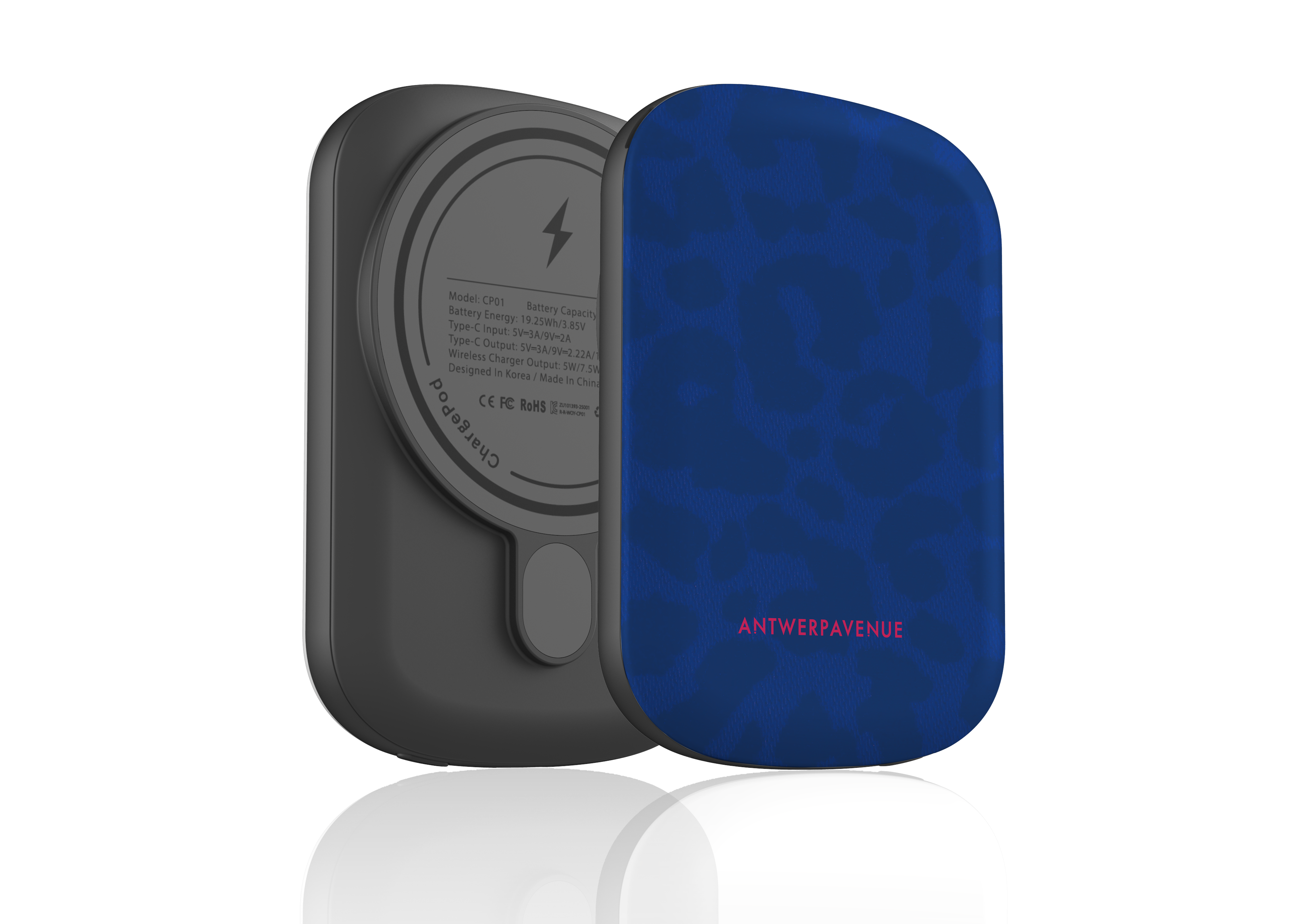Blue Leopard - Magnetic Power Bank