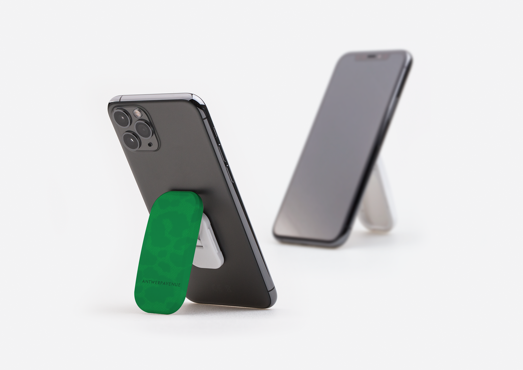 Green Leopard - Stick-on Phone Holder