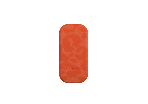 Orange Leopard Stick-on Phone Holder