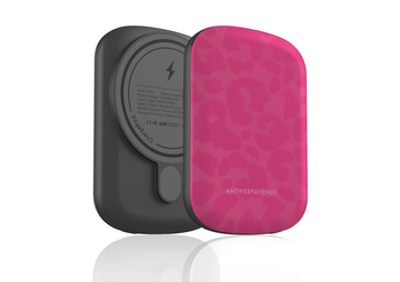 Pink Leopard - Magnetic Power Bank