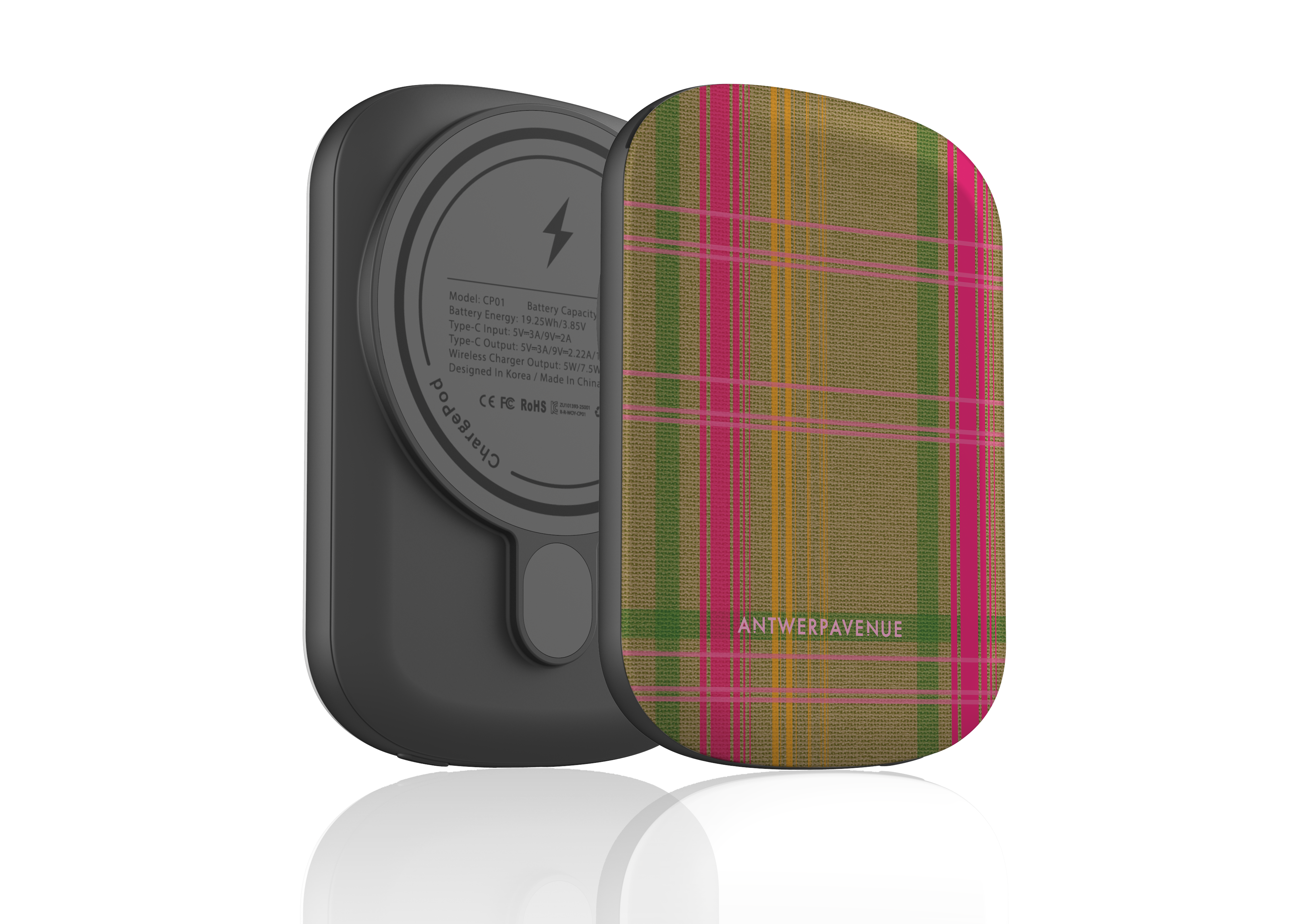 Linen Love - Magnetic Power Bank