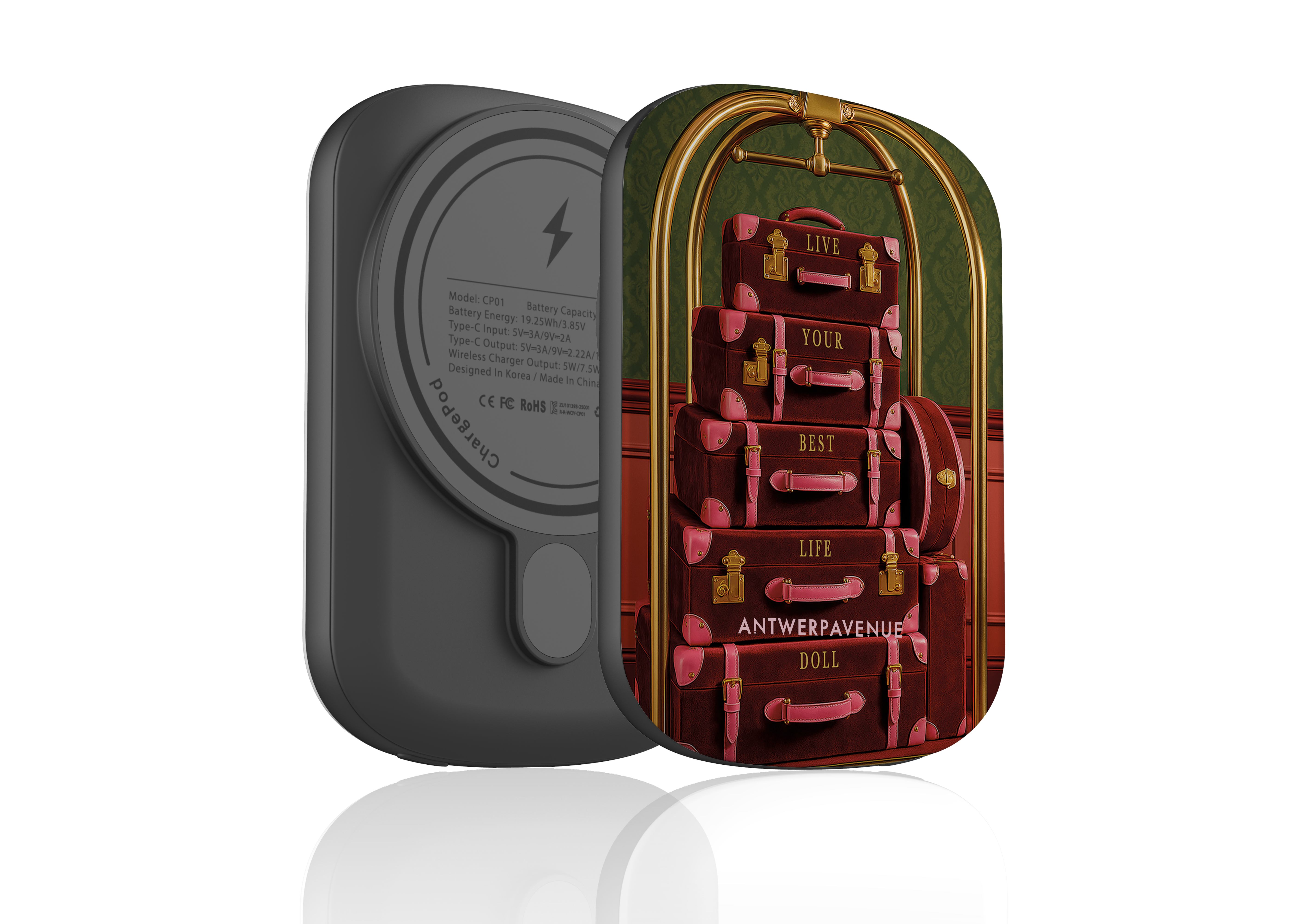 Live your best life doll - Magnetic Power Bank