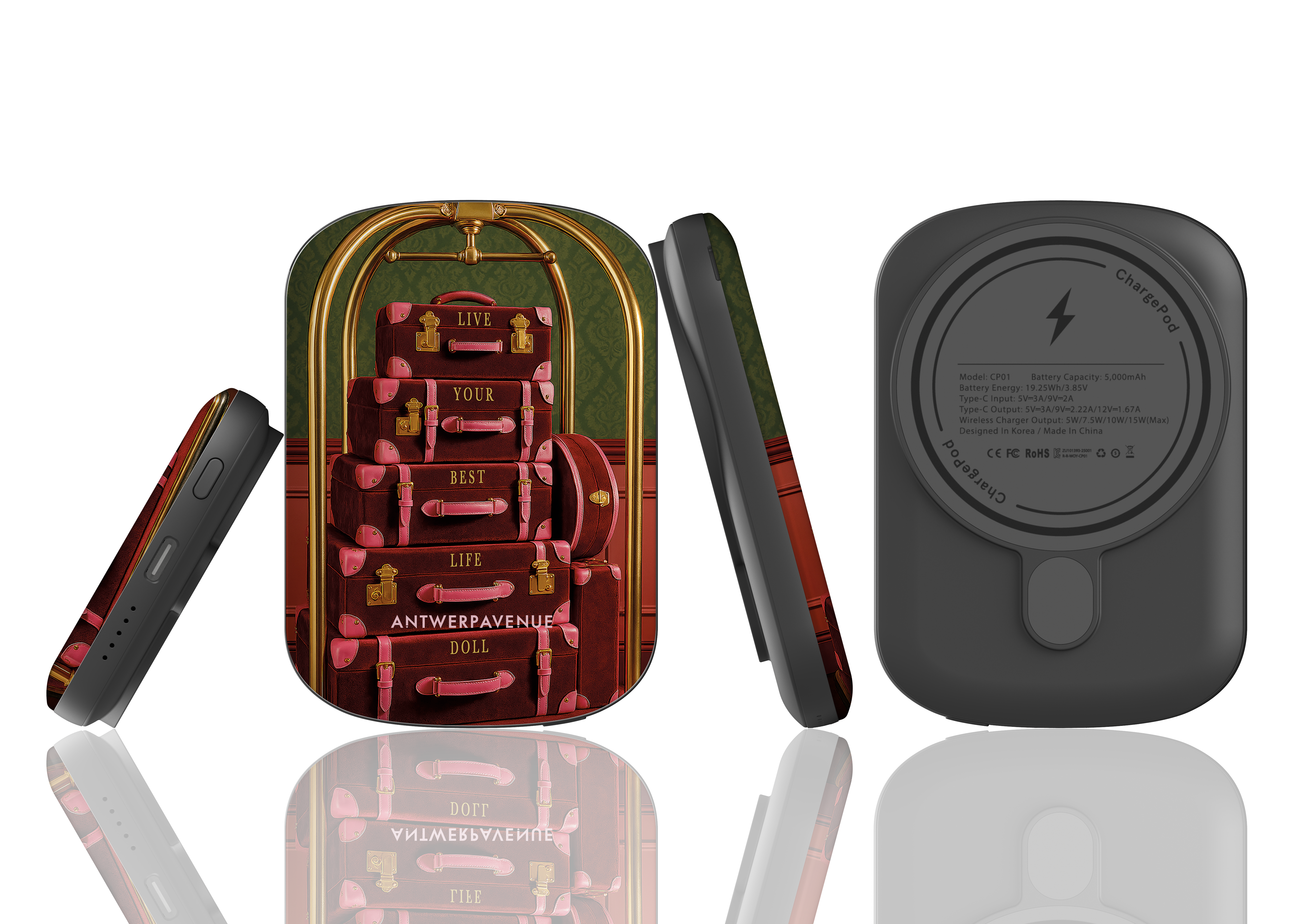 Live your best life doll - Magnetic Power Bank
