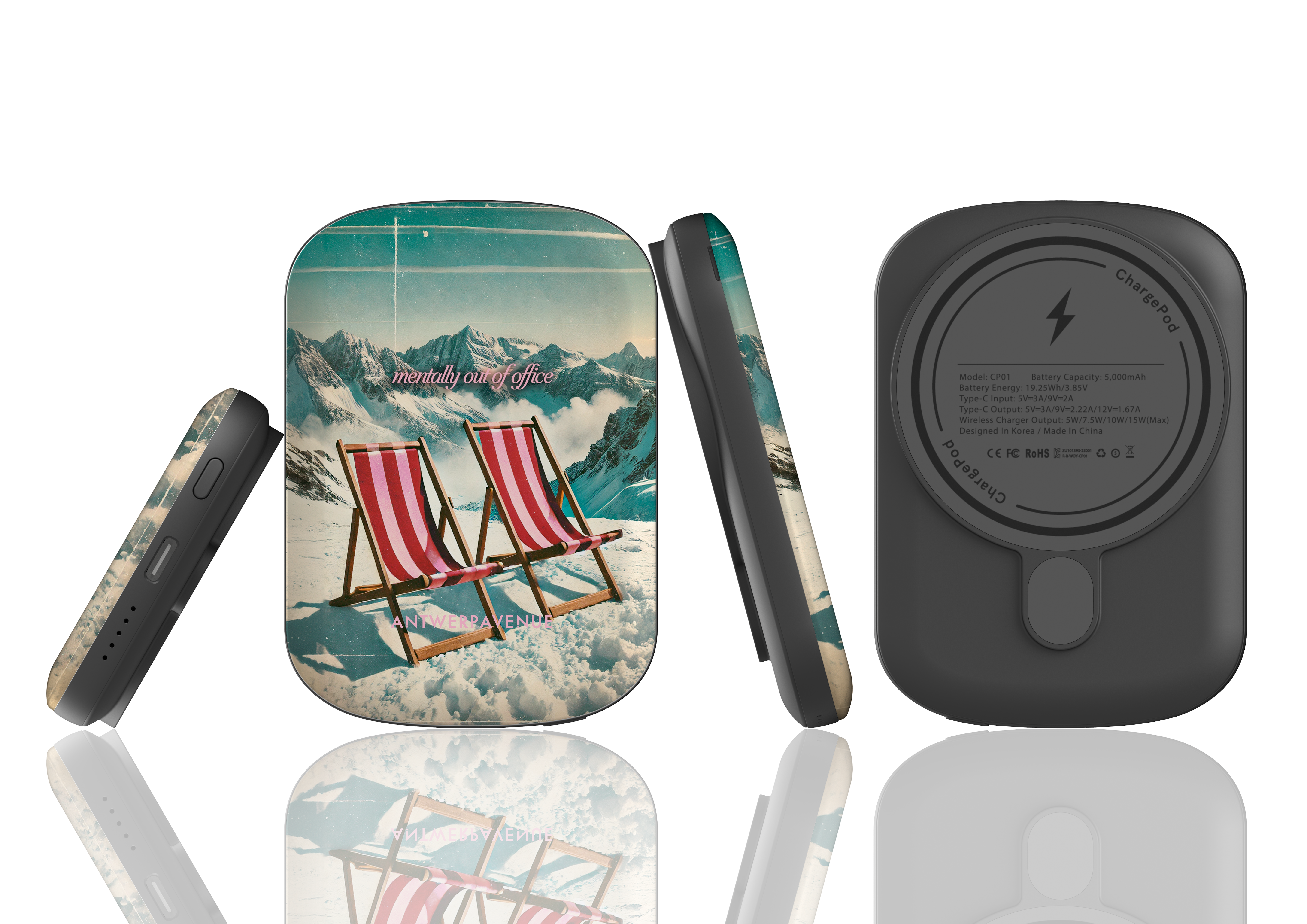 Mentally Out of Office - Magnetic Power Bank