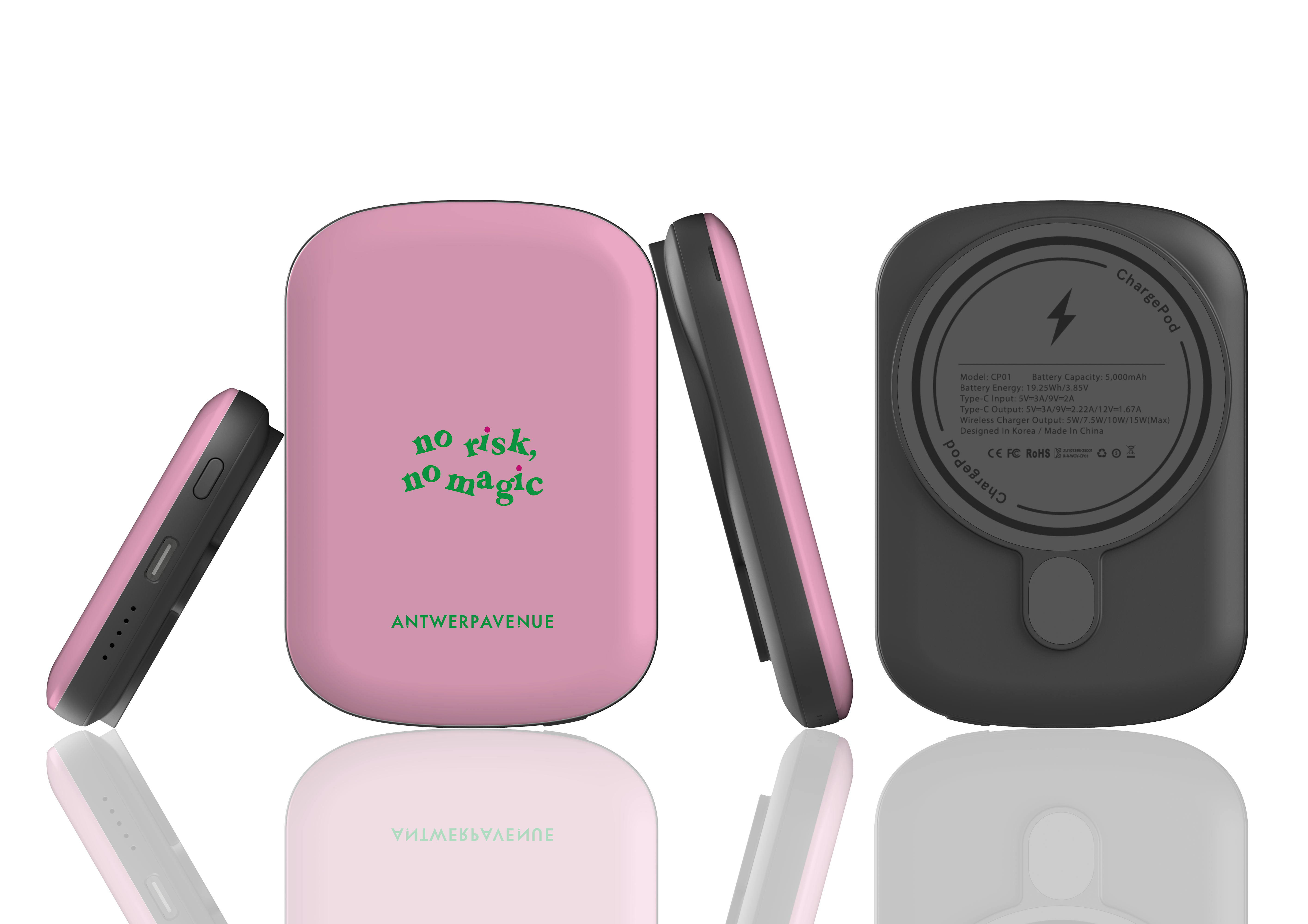 No Risk, No Magic - Magnetic Power Bank