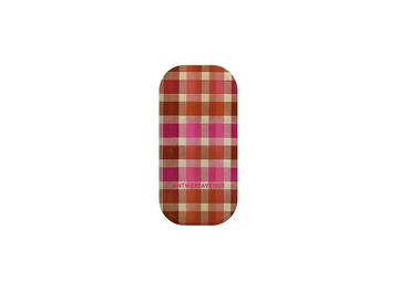 Pumpkin Plaid - Stick-on Phone Holder