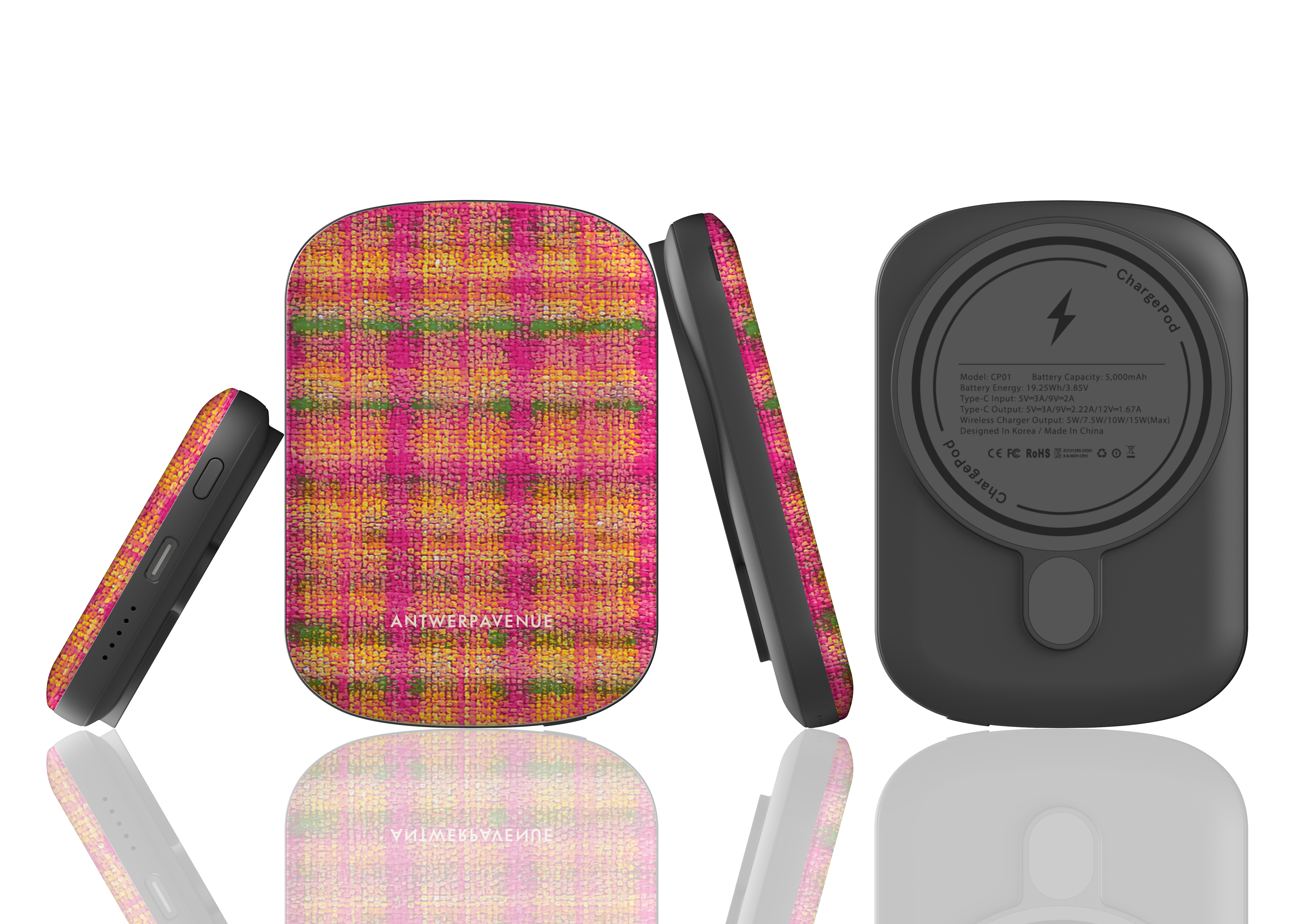 Cozy Plaid - Magnetic Power Bank