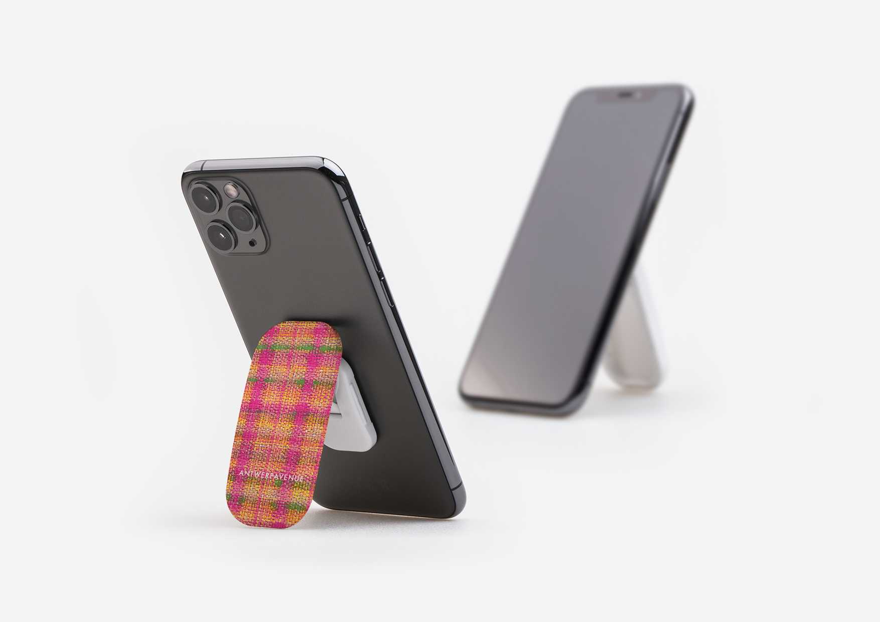 Cozy Plaid - Stick-on Phone Holder