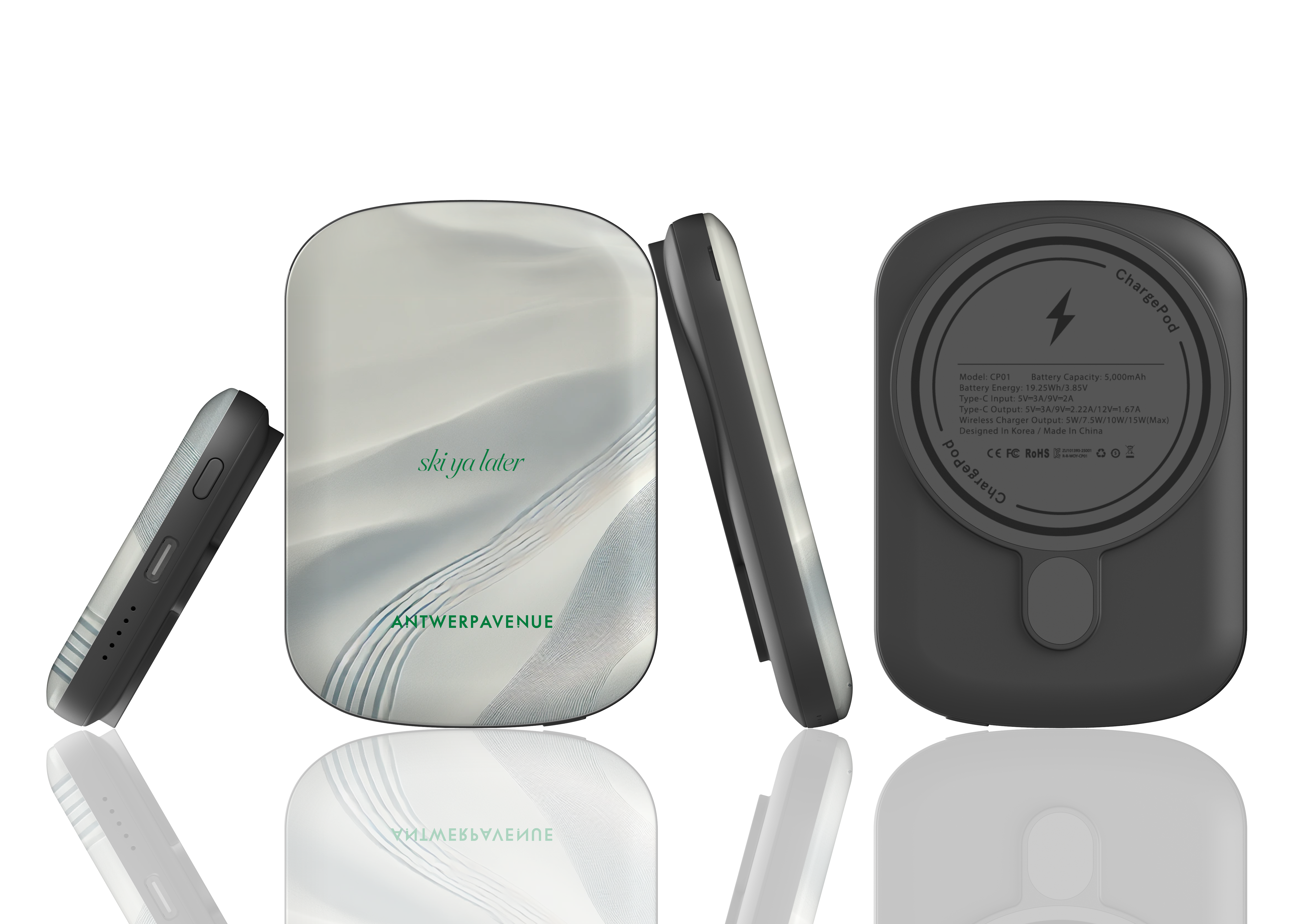 Ski Ya Later - Magnetic Power Bank