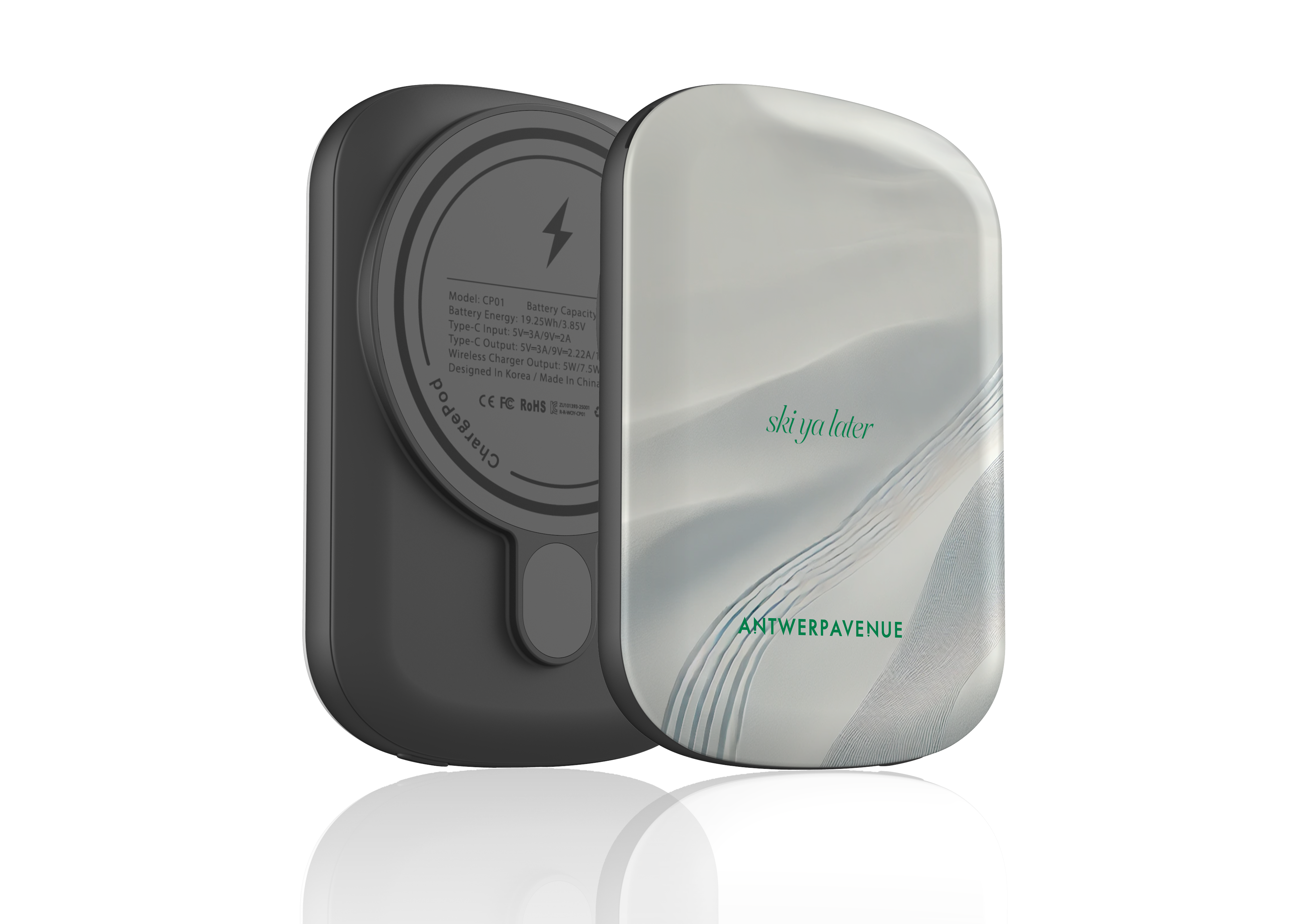 Ski Ya Later - Magnetic Power Bank