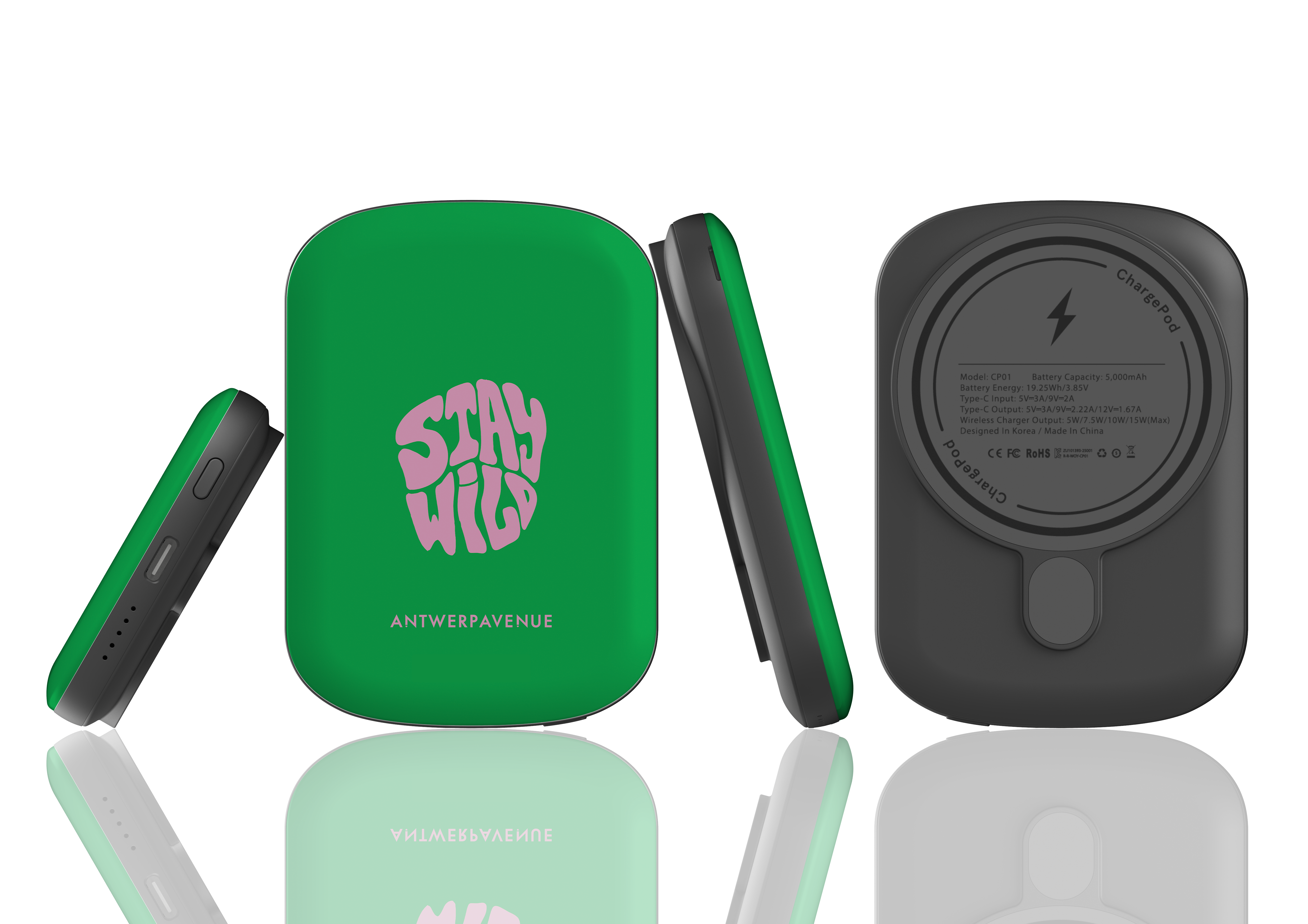 Stay Wild - Magnetic Power Bank