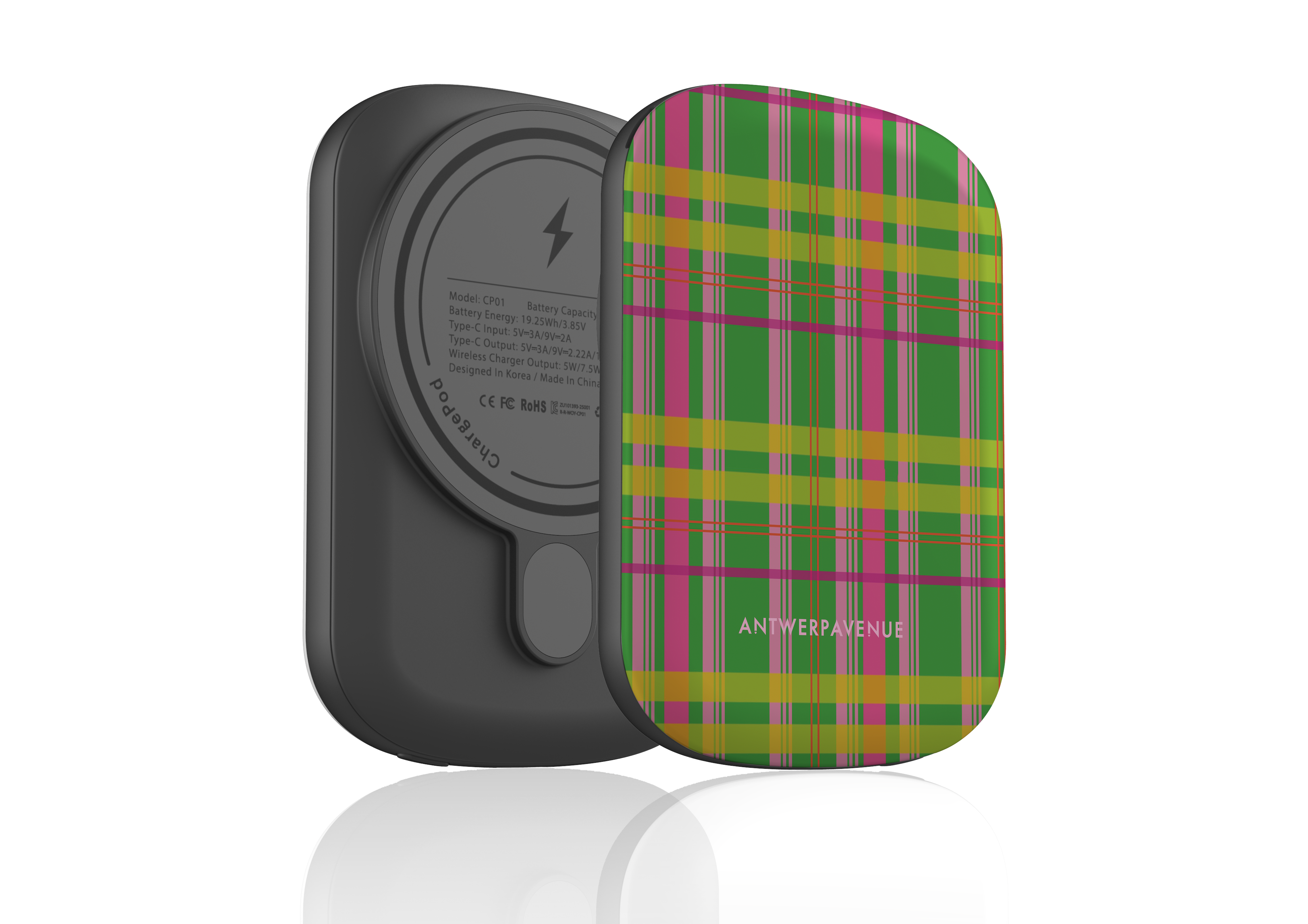 Tartan Twist - Magnetic Power Bank