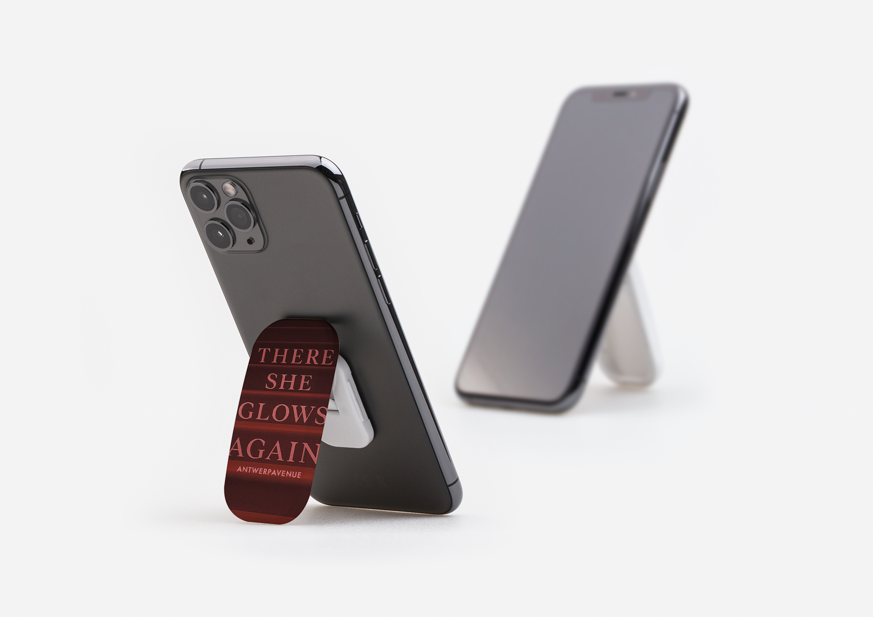 There she glows again - Stick-on Phone Holder