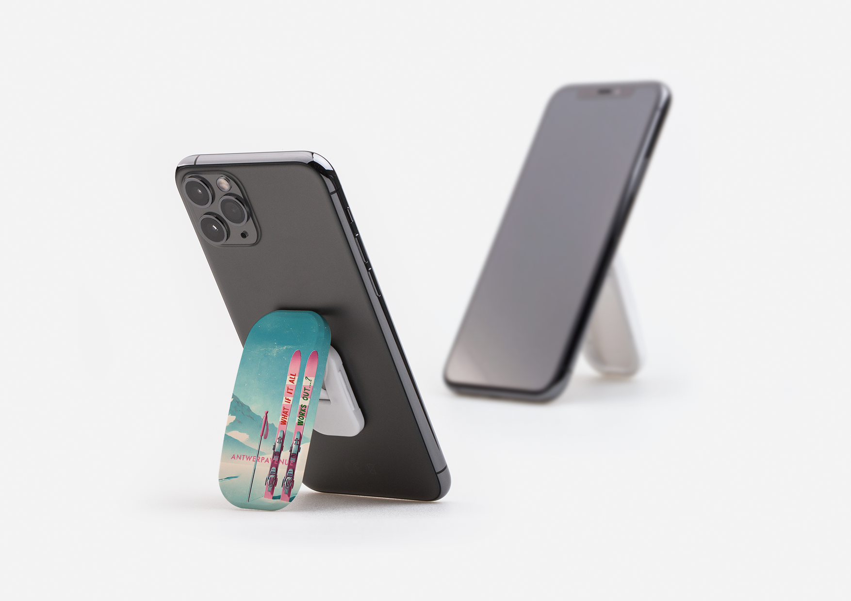 What If It All Works Out - Stick-on Phone Holder