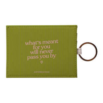 What's meant for you green - Card Holder