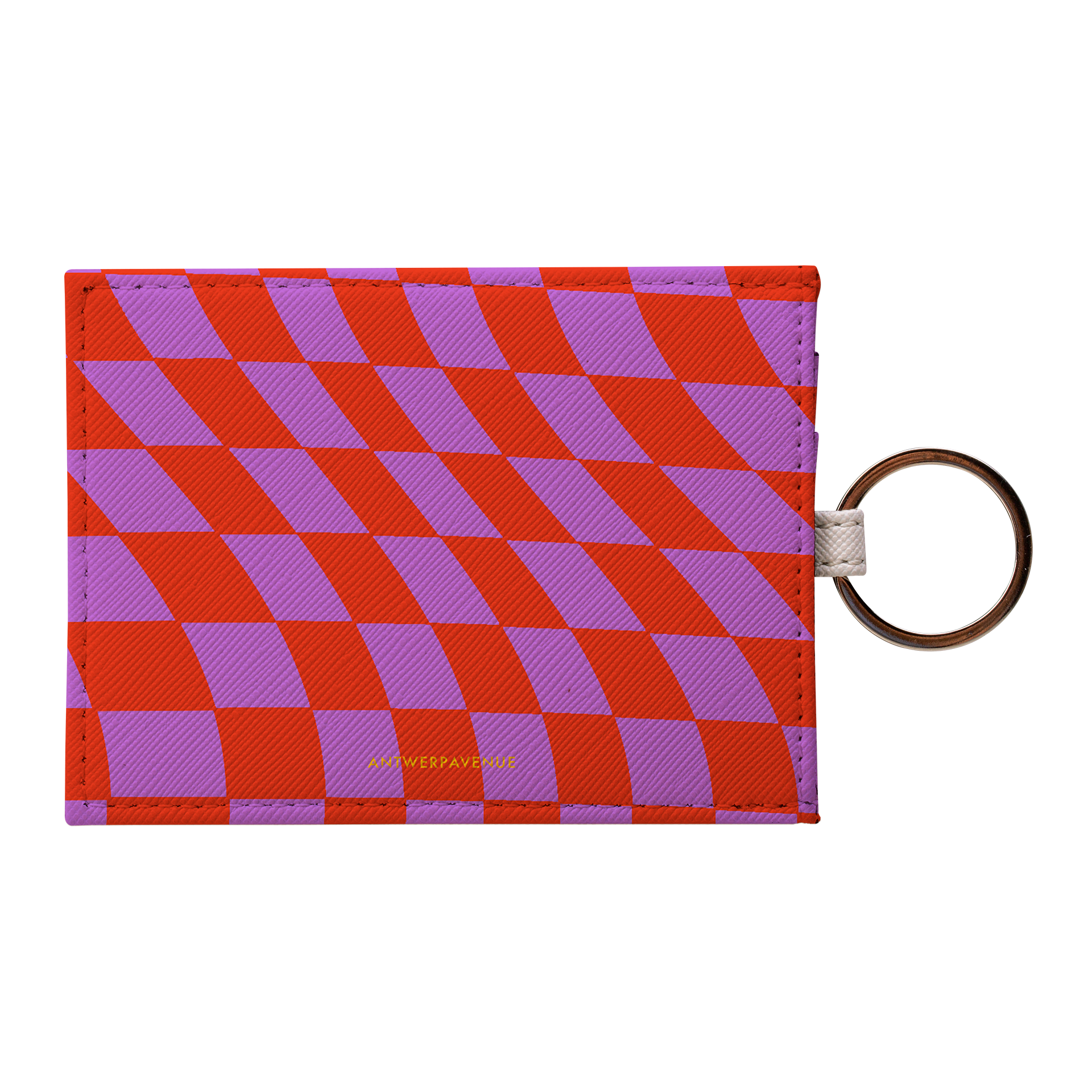 Purple Checker - Card Holder