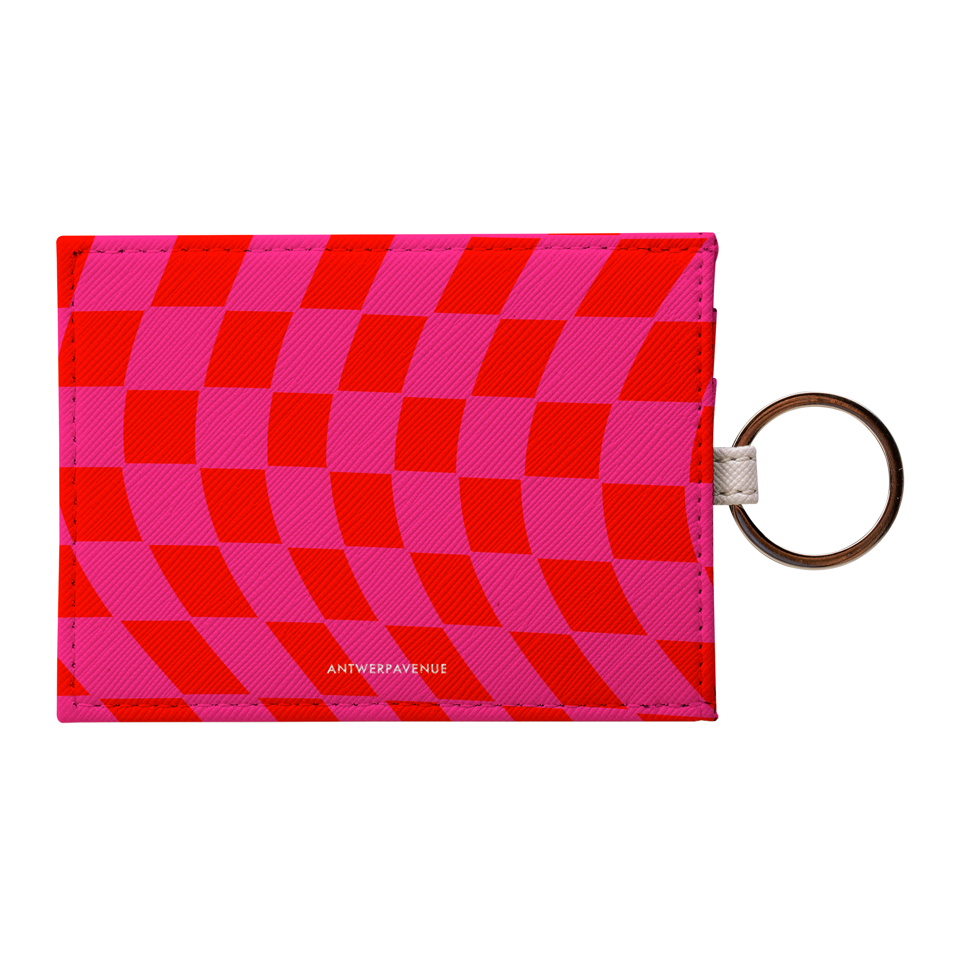 Red Checker - Card Holder